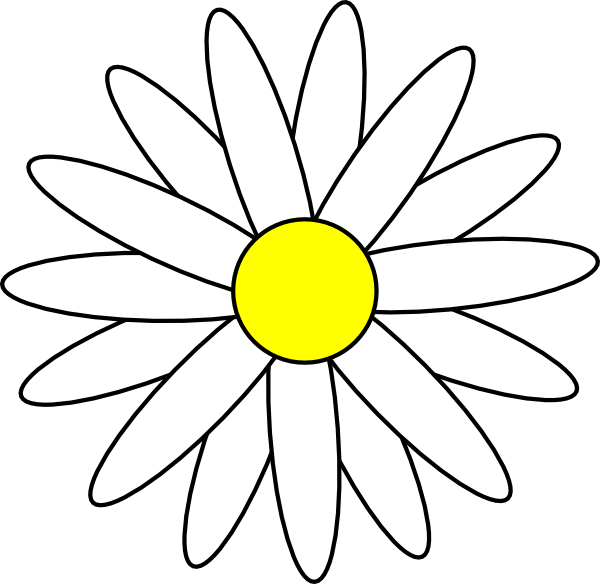 This Free Clipart Png Design Of Daisy Clipart - कुमुद का फूल (600x584), Png Download