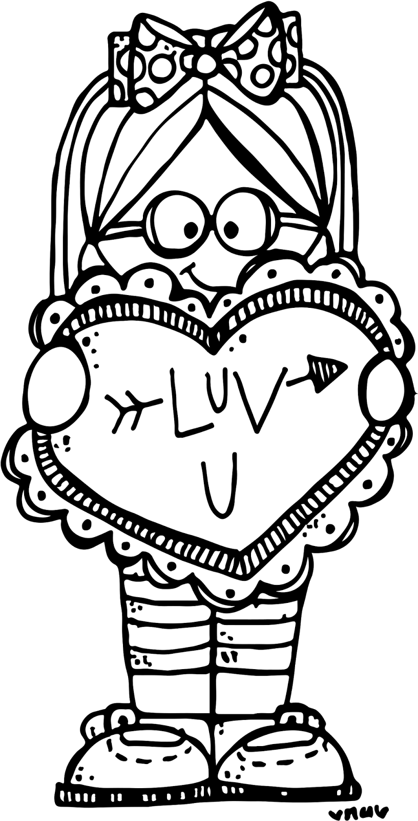 Earth Day Clipart Melonheadz - Melonheadz Valentine Clipart (816x1600), Png Download
