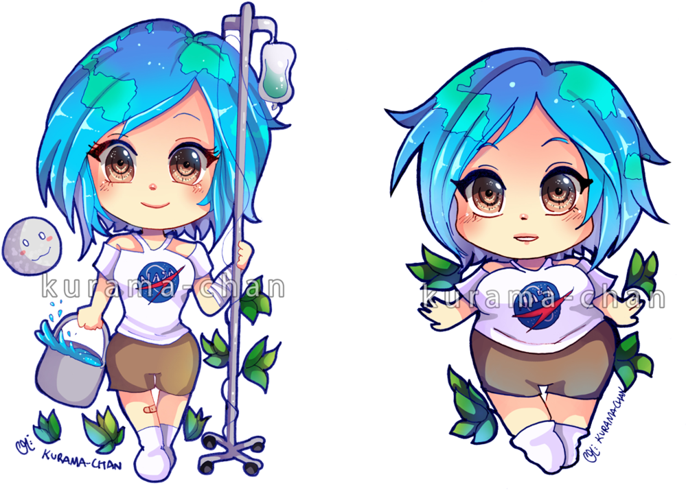Flat Earth X Round Earth By Kurama Chan - Flat Earth (1077x741), Png Download