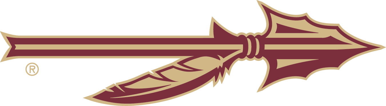 Spear - Florida State Seminoles Arrow (1350x373), Png Download