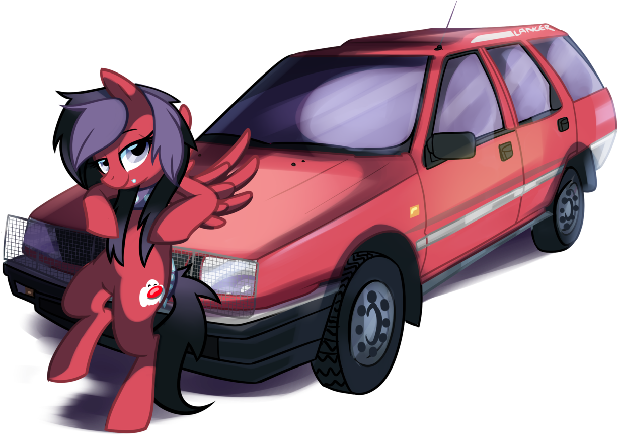 Pepooni, Car, Female, Lip Ring, Mare, Mitsubishi, Mitsubishi - Hatchback (1280x918), Png Download