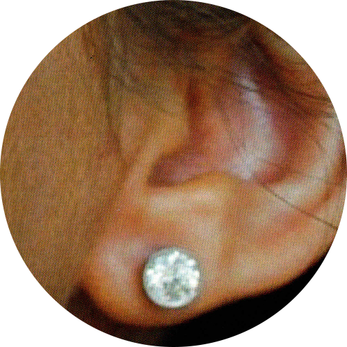 Double Ear Piercing - Body Piercing (500x500), Png Download