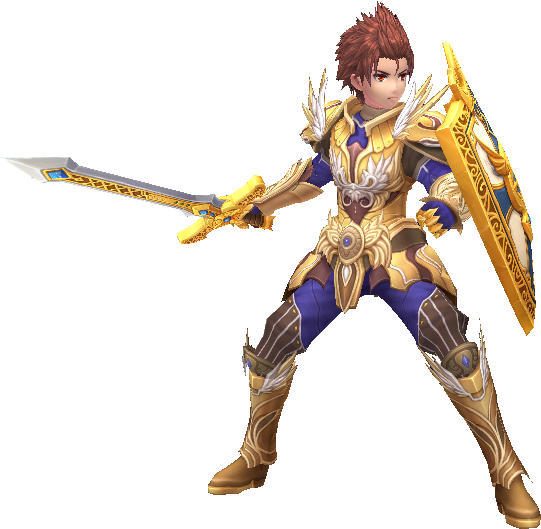 Aura Kingdom Classes Guardian (597x563), Png Download