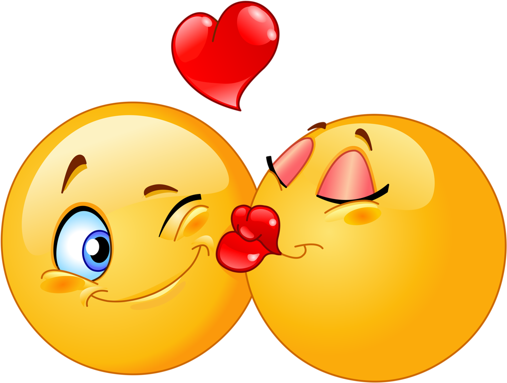 Smiley Pinterest Smileys And Smiley Png Hart And Kissy - Kissing Smiley (1024x769), Png Download