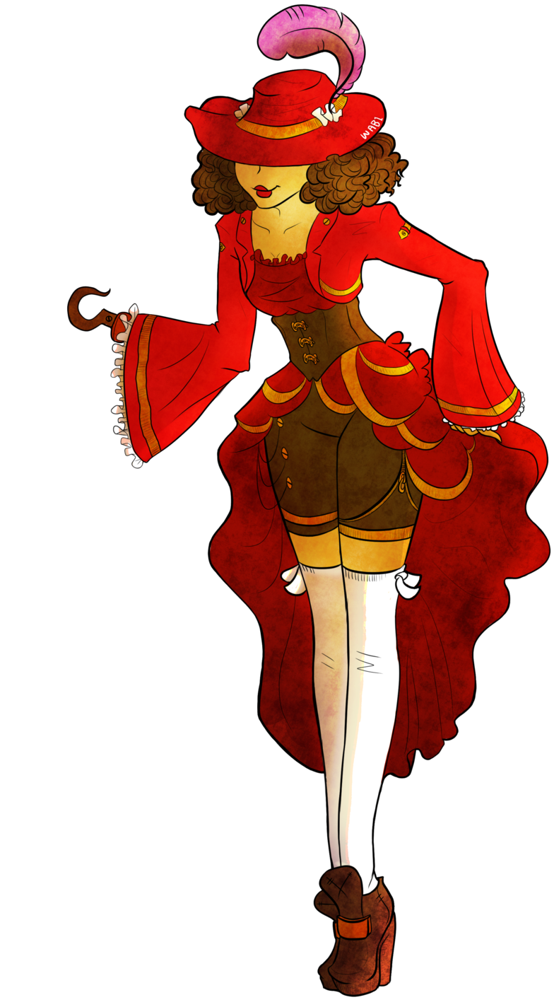 Captain Hook Png Clipart - Captain Hook Gender Bender (1024x1448), Png Download