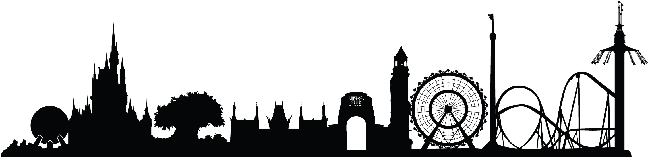 Footer Clean - Illustration (2278x561), Png Download