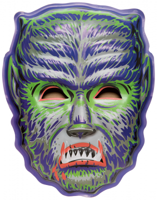 Large Midnight Man Wolf Vac-tastic Plastic Mask Wall - Mask (400x400), Png Download