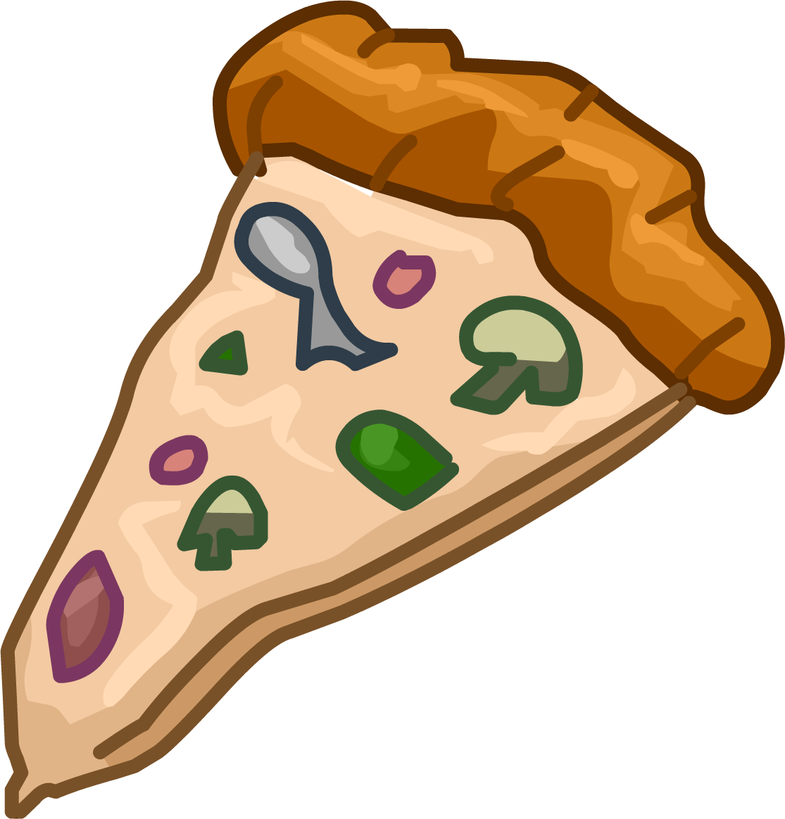 Newspaper Issue 188 Pizza - Club Penguin (1115x1164), Png Download