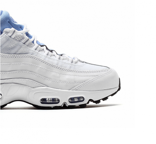 Nike Air Max 95 Light Blue (500x612), Png Download