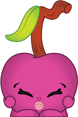 Cherries Clipart Shopkins - Shopkins Tiny Tiara Topper (576x495), Png Download