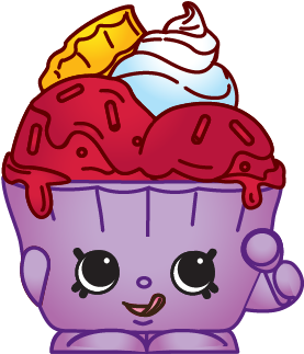 Ice Cream Queen - Shopkin Ice Cream Name (400x400), Png Download