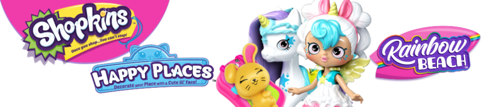 Home - Happy Places Shopkins Single Pack Spaghetti Sue (960x214), Png Download