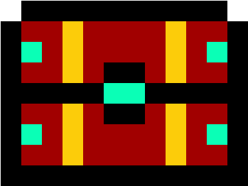 Loot Box - Legendary - Pixel Art (540x450), Png Download