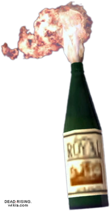 Dead Rising Molotov Cocktail - Dead Rising (372x710), Png Download