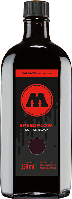 Molotow Refill Cocktail Coversall Black 250ml (800x800), Png Download