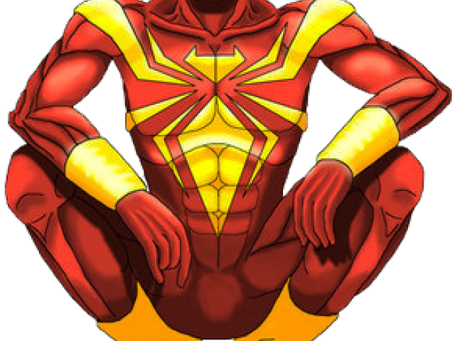 Spiderman Clipart Iron - Iron Spider Drawings Easy (640x480), Png Download