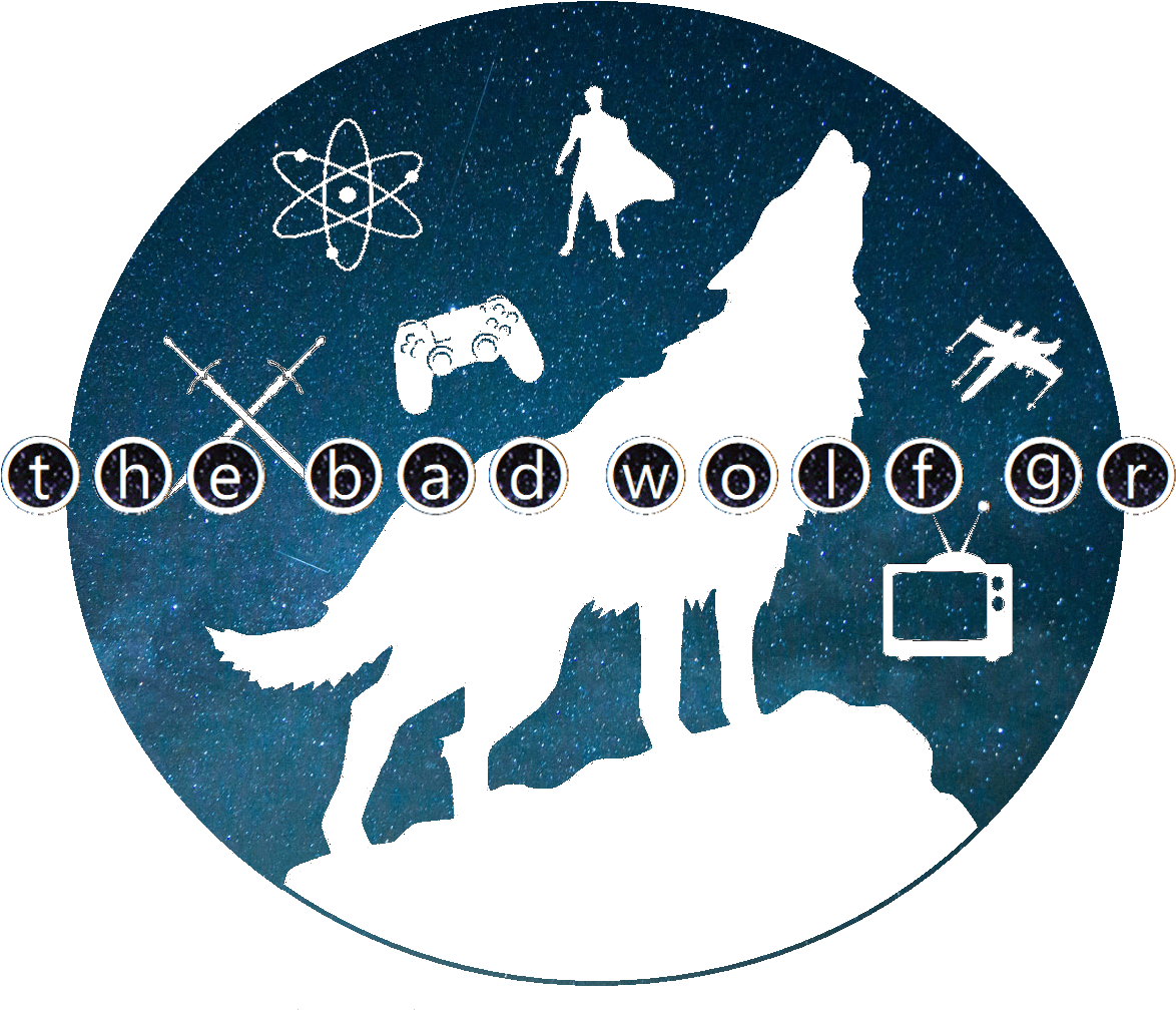 The Bad Wolf - Lobo Luna Blanco Y Negro (1180x1033), Png Download