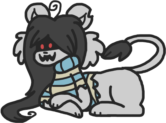 Despondence Temmie - Cartoon (541x404), Png Download