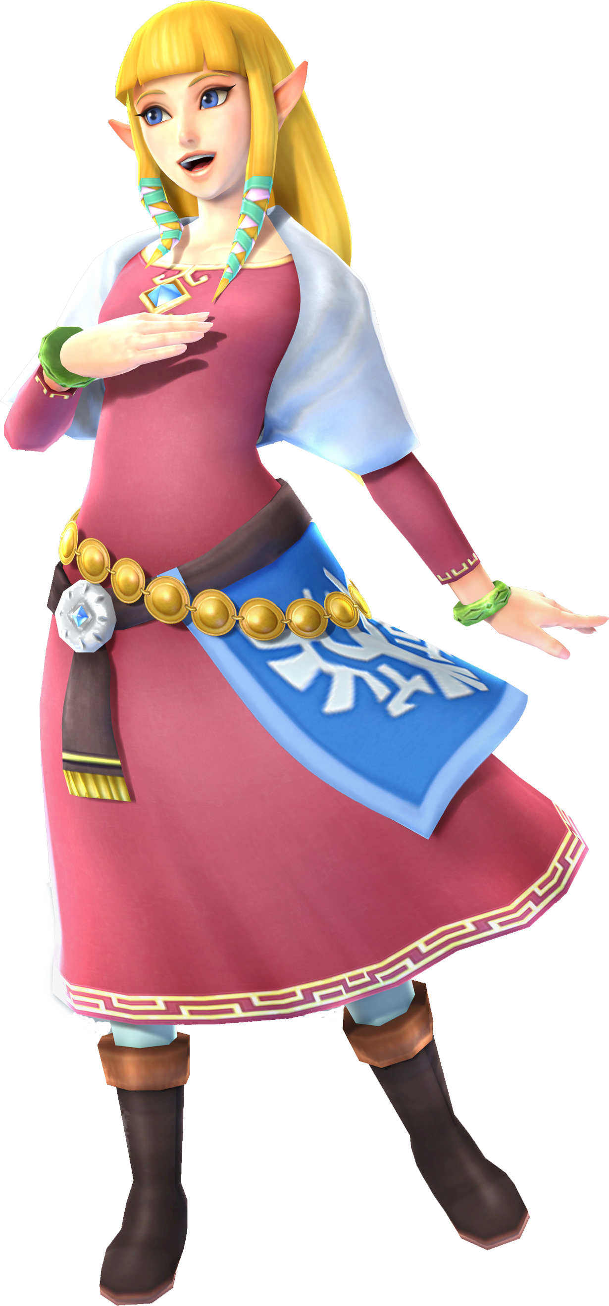 Princesszelda - Skyward Sword Zelda Png (1230x2638), Png Download