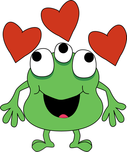 Monster Eyes Clipart - Clipart Monsters (419x500), Png Download