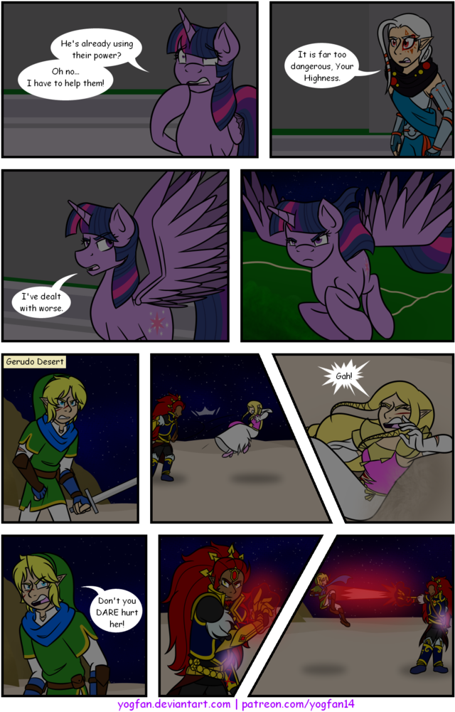 Yogfan, Comic, Comic - Twilight Sparkle X Zelda (683x1024), Png Download