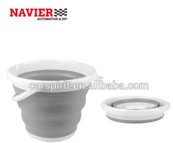 Fdb-103 10l Tpr Foldable Car Water Bucket Compact Lightweight - Circle (350x350), Png Download