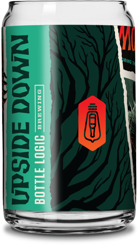 Upside Down - Demogorgon - Pint Glass (552x828), Png Download
