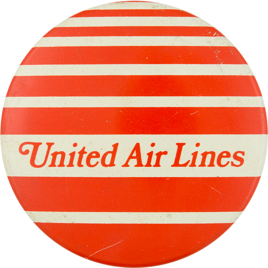 United Air Lines Advertising Button Museum - Circle (1000x990), Png Download
