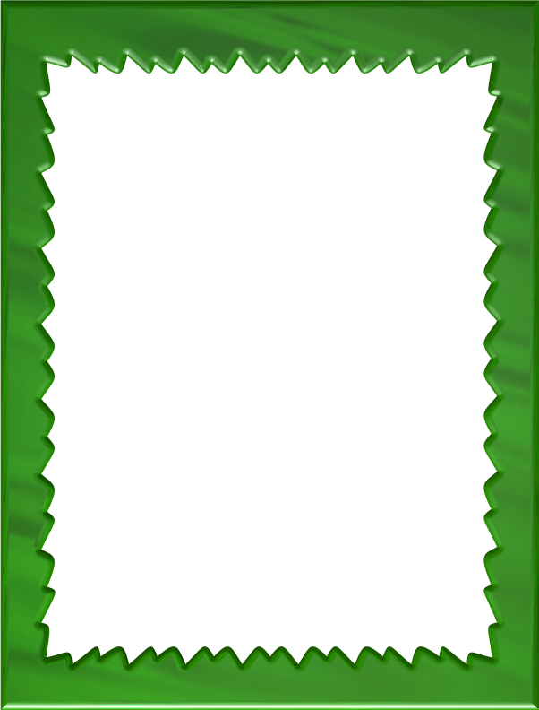 Green Frame Png Background Image - Poetry (602x792), Png Download