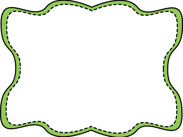 Frame Clipart Green - Green And Black Frame (640x480), Png Download