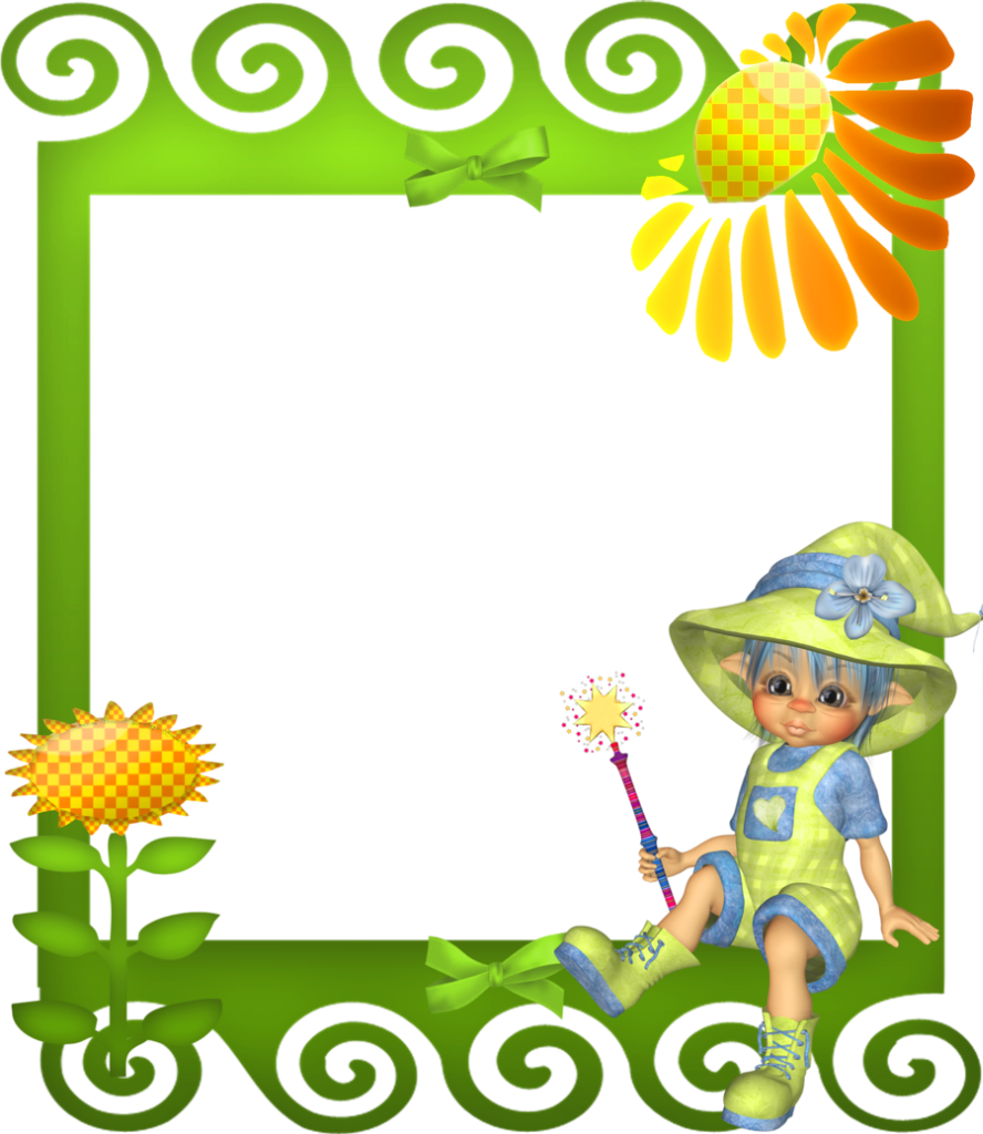 Cute Frames (888x1024), Png Download