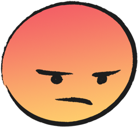 Normal Angery Bigi U - Circle (518x475), Png Download