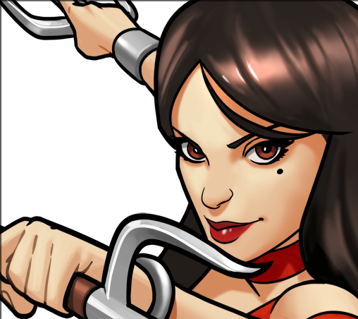 Elektra Natchios From Marvel Avengers Academy 001 - Marvel Avengers Academy Elektra (508x452), Png Download