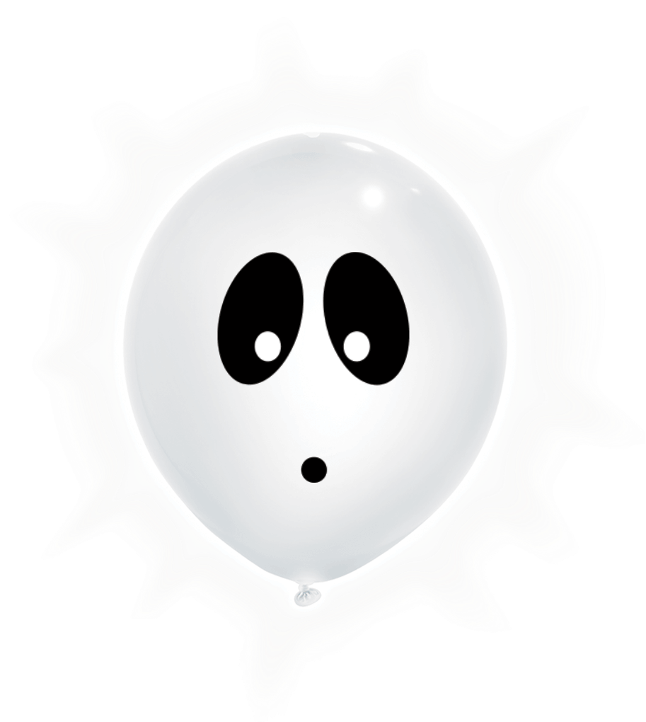Check Out Our Spook-tacular Halloween Illooms ® - Light Up Ghost Balloons (960x1073), Png Download