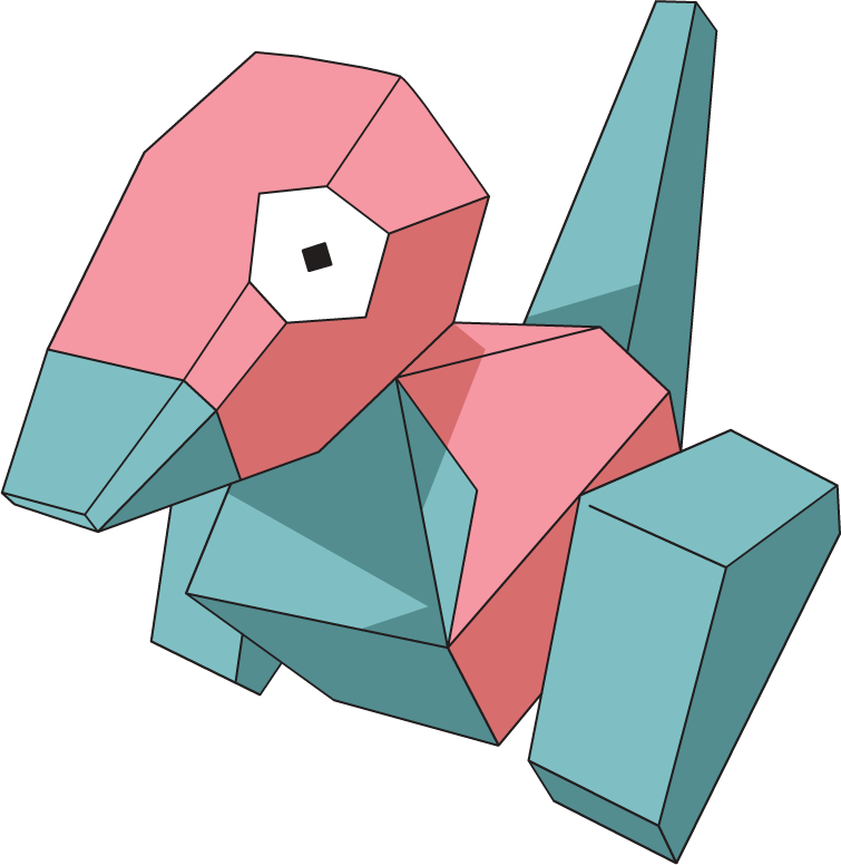 137porygon Ag Anime - Random Pokemon Gen 1 (755x776), Png Download