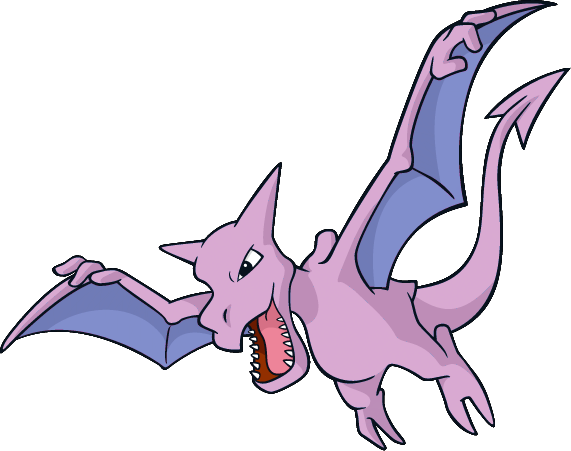 142 Aerodactyl Dw Shiny - Pokemon Aerodactyl (571x451), Png Download