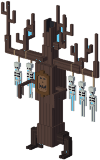 Hanging Tree - Disney Crossy Road Hanging Tree (399x622), Png Download