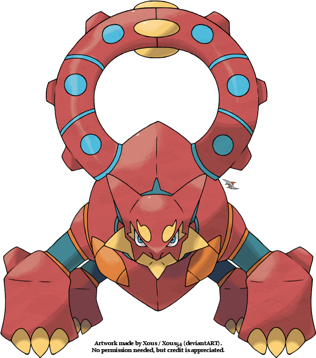 #721 Volcanion Pokedex - Pokemones Volcanion (725x725), Png Download