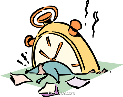 Time Management Royalty Free Vector Clip Art Illustration - Illustration (480x380), Png Download
