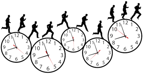Time - Past Present Future Drawing (500x260), Png Download