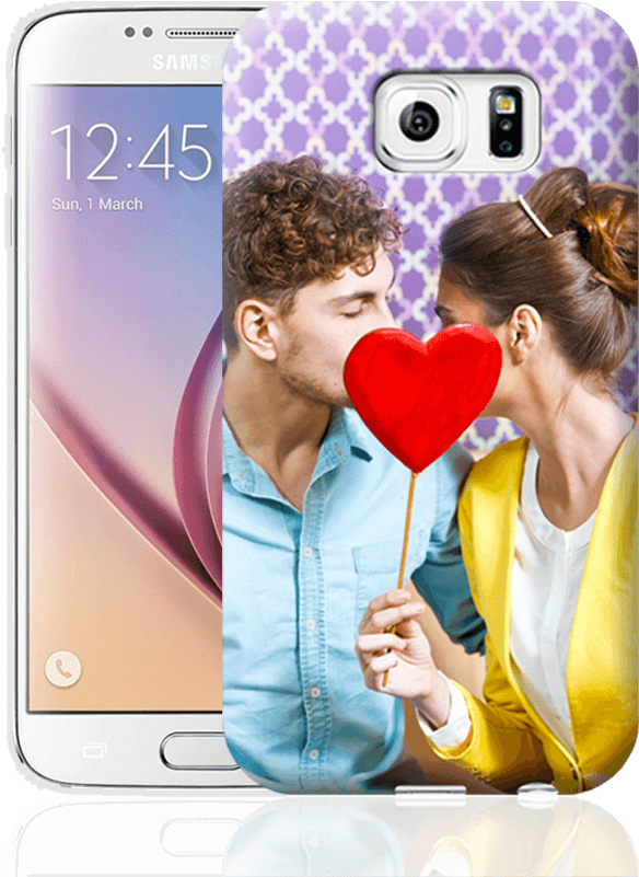 Custom Galaxy S6 Case - Heart (800x800), Png Download
