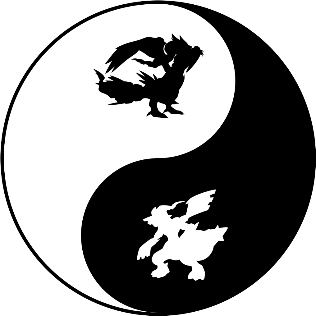 Yin Yang Animal (1024x1024), Png Download