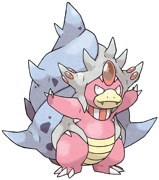 Mega Slowbro/slowking By Pokeluka Pokemon Fake, Pokemon - Pokemon Slowking Mega Evolution (550x600), Png Download