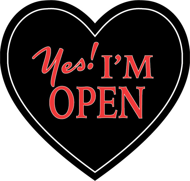 If You Own A Business, Do You Try To Have An Open Heart - Yes Im Open (608x580), Png Download