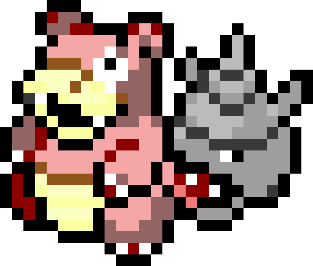 Pokemon Pärlplatta Mall Mewtwo (1200x1000), Png Download