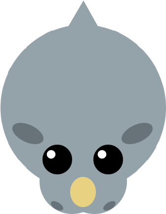 White Rhino Skin - Mope Io Rhino Skin (500x500), Png Download