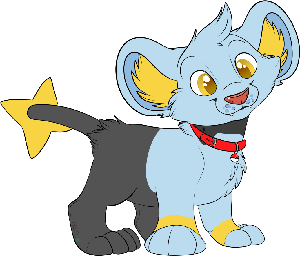 Shinx - Cartoon (1149x1000), Png Download