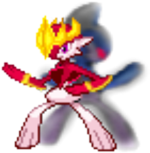 Fanciful Gallade - Cartoon (420x420), Png Download