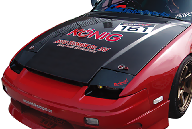 Nissan 180sx Type Ii Bonnet - S13 Origin Type 2 Hood (690x450), Png Download