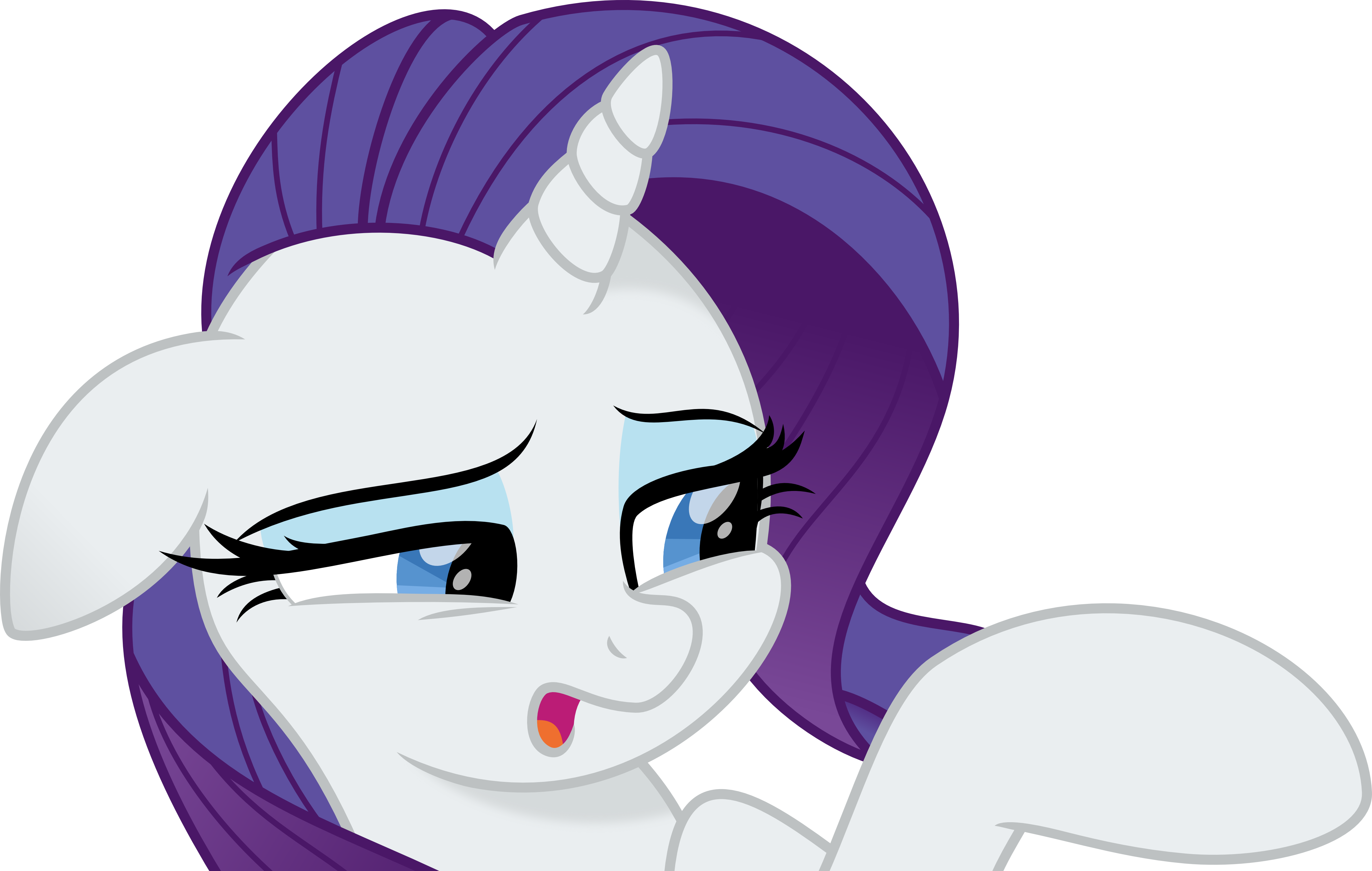 Mare, My Little Pony - Rarity Mlp Icon (4727x3000), Png Download